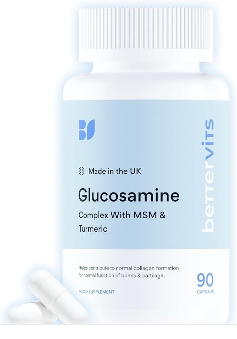 Bettervits Glucosamine and Chondroitin High Strength, MSM | 90 Capsules